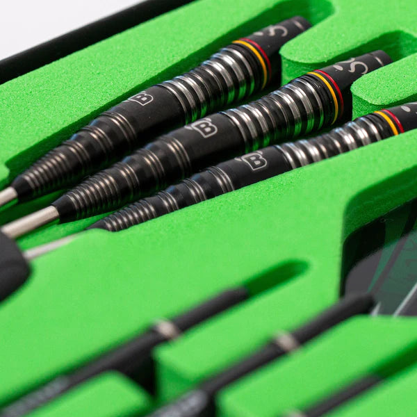 BULL'S - BRIAN RAMAN - BLACK TITANIUM - 90% - STEEL TIP DARTS - 22g/24g/26g