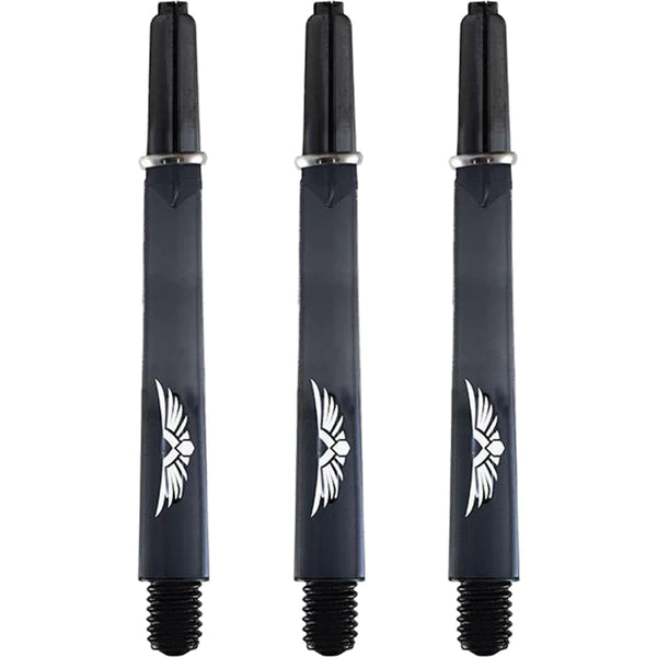 SHOT - EAGLE CLAW - Strong Polycarbonate Stems/Shafts- With Machined Rings - 'CLEAR BLACK'