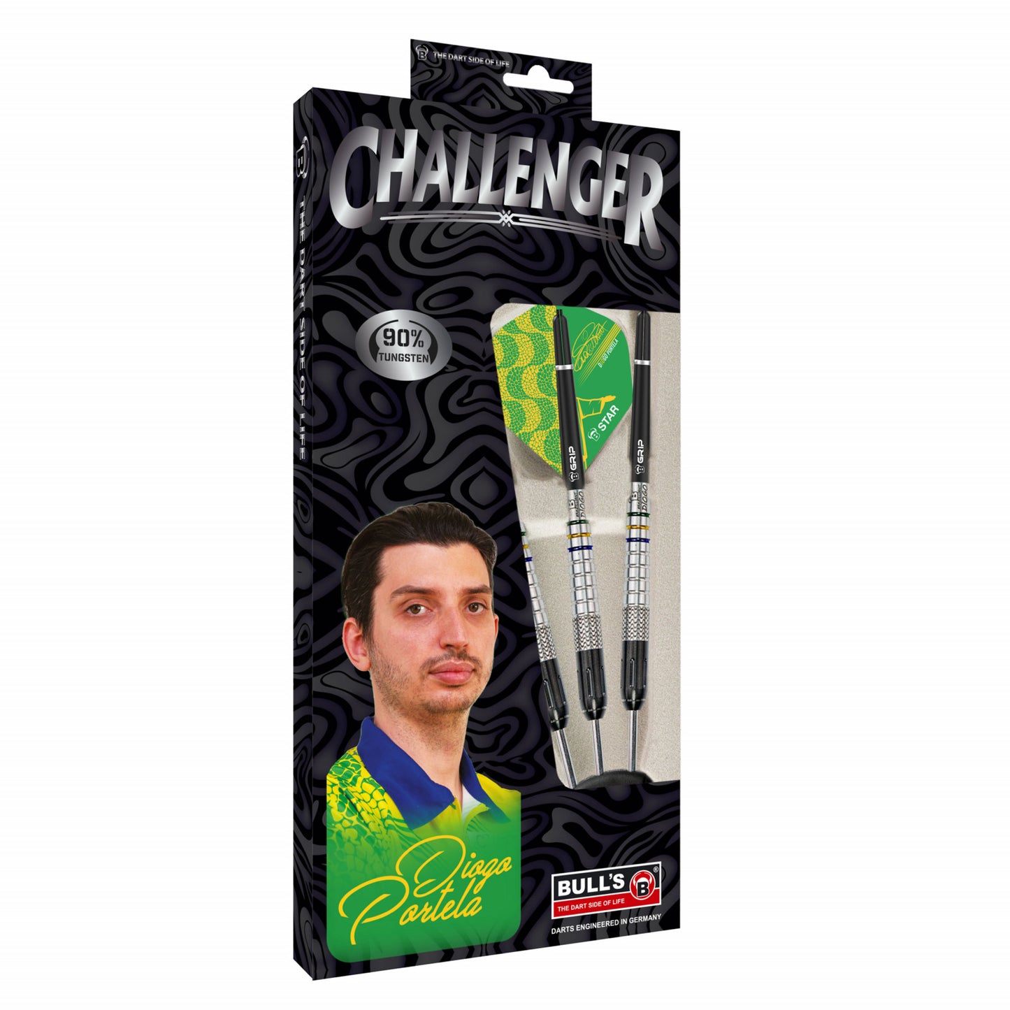 BULL'S - DIOGO PORTELLA - 90% - STEEL TIP DARTS - 24g