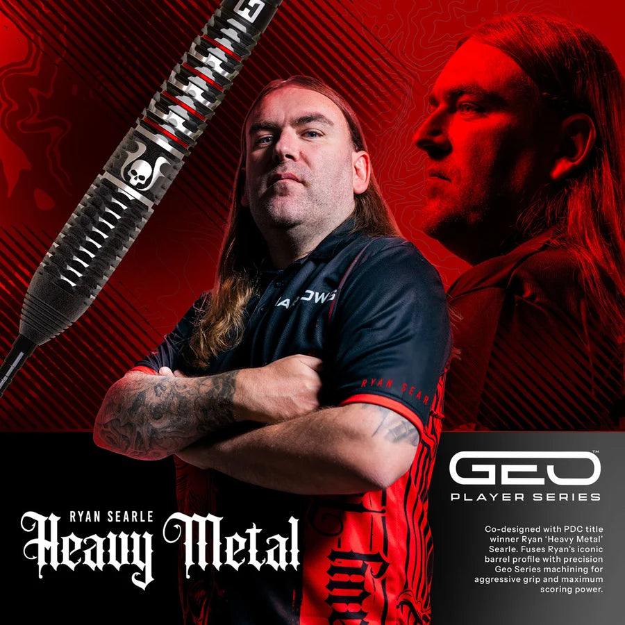 HARROWS - GEO - RYAN SEARLE - QUICK POINT DARTS - 90% - 22g/23g/24g/26g/26g/30g/32g