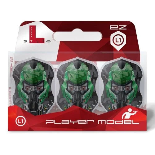 LSTYLE - BERRY VAN PEER - V4 - CLEAR WHITE/GREEN - TYPE B - PLAYERS SERIES - EZ FLIGHTS - L1 STANDARD No.2