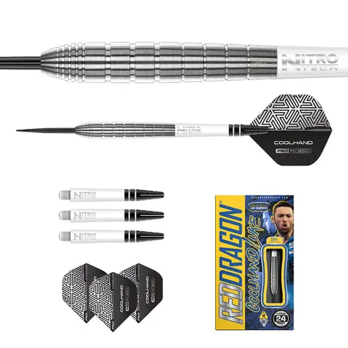 RED DRAGON - LUKE HUMPHRIES - TX1 - STEEL TIP DARTS - 90% - 22g/24g