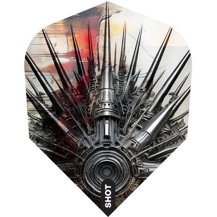 SHOT - GNARLY SMASHA - 90% - STEEL TIP DARTS - 23g/24g/25g