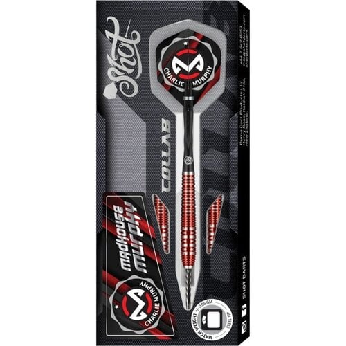 SHOT - CHARLIE MURPHY - COLLAB PRO SERIES - 90% - STEEL TIP DARTS - 23g