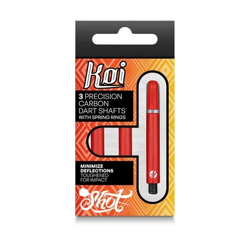 SHOT - KOI - CARBON STEMS - DARTS STEMS/SHAFTS - RED