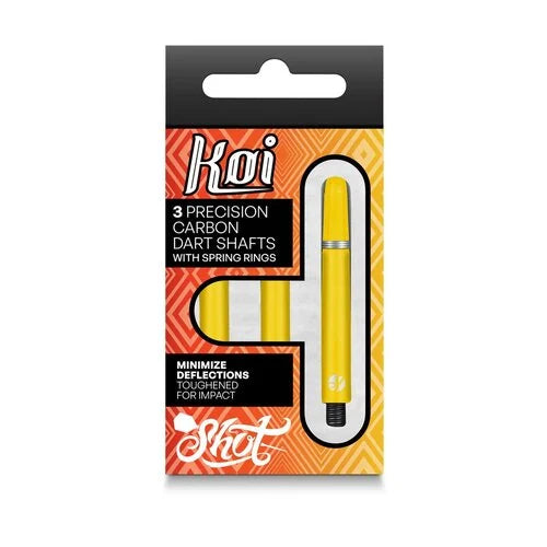 SHOT - KOI - CARBON STEMS - DARTS STEMS/SHAFTS - YELLOW