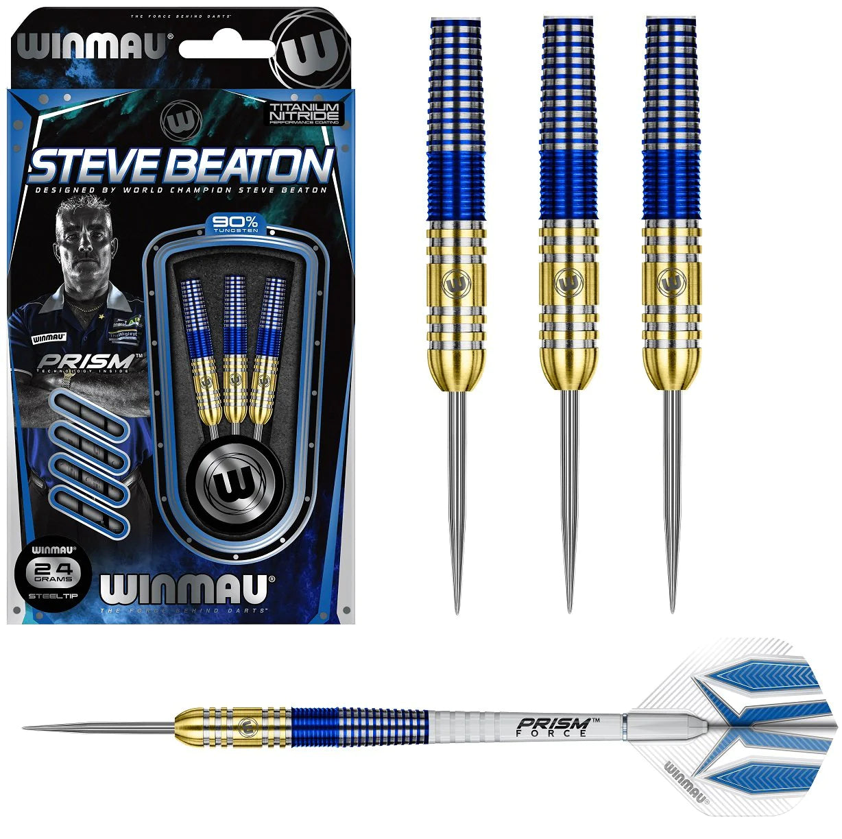 WINMAU - STEVE BEATON - 90% - 22g/24g/26g