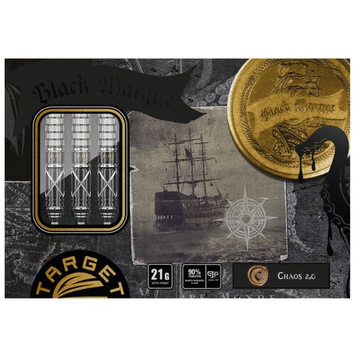 TARGET JAPAN - BLACK MARQUE - CHAOS - G2 - SWISS POINT DARTS - 90% - 21g/23g