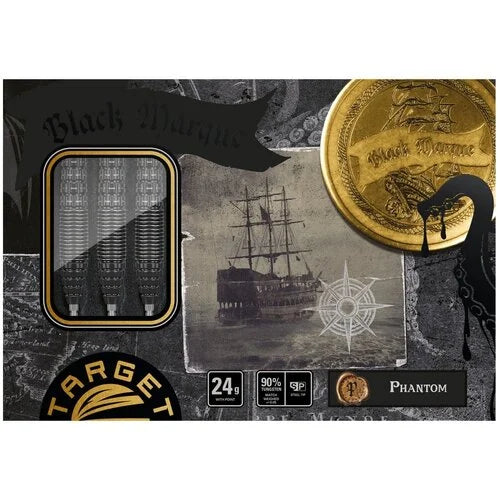 TARGET JAPAN - BLACK MARQUE - PHANTOM - SWISS POINT DARTS - 90% - 22g/24g