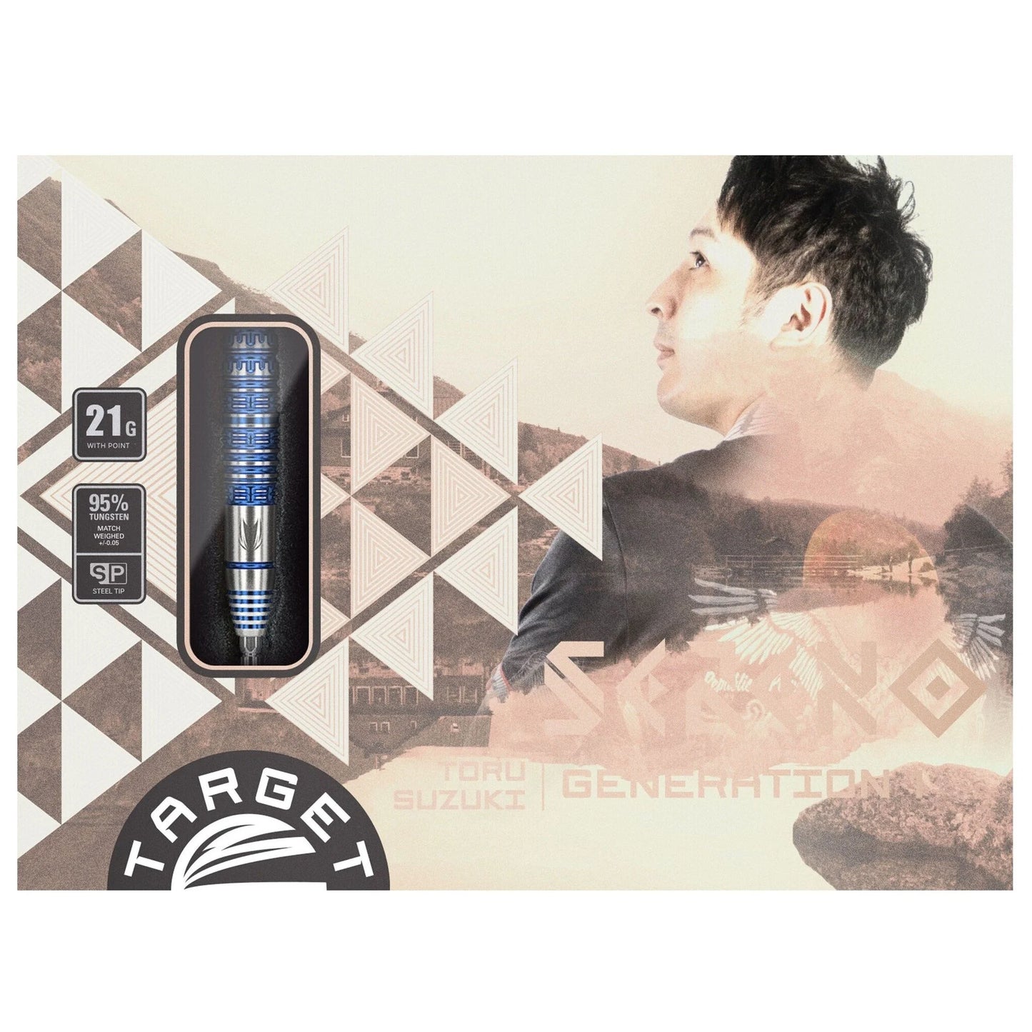 TARGET JAPAN - TOORU SUZUKI - SERENO - G1 - SWISS POINT DARTS - 95% - 21g