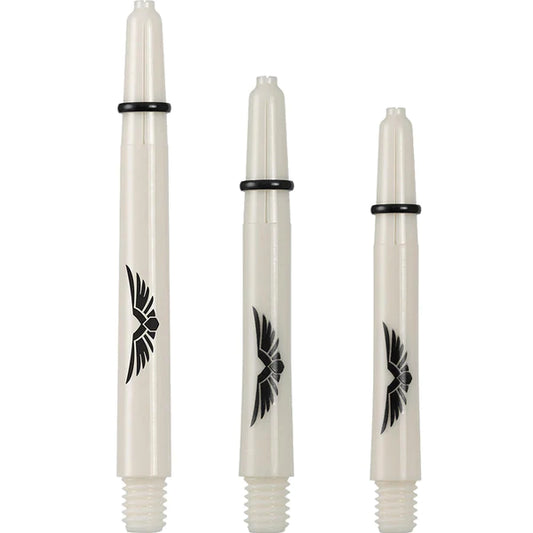 SHOT - EAGLE CLAW - Strong Polycarbonate Stems/Shafts- With Machined Rings - 'BONE WHITE'