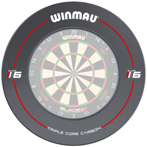 WINMAU - BLADE 6 - DARTBOARD SURROUND BY WINMAU - GREY