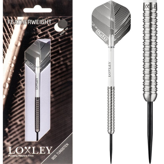LOXLEY - Loxley 'Featherweight' Darts - Steel Tip - Black - 16g