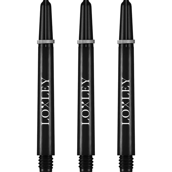 LOXLEY - NYLON STEMS/SHAFTS - HIGH QUALITY STEMS WITH SPRINGS - BLACK