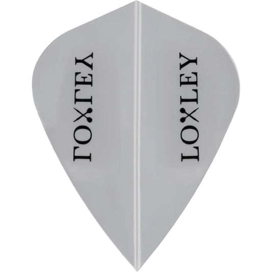 LOXLEY - Loxley Dart Flights - Logo Transparent - Kite 100 Micron - Logo