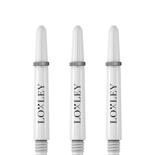 LOXLEY - Nylon Shafts - Dart Stems with Springs - White