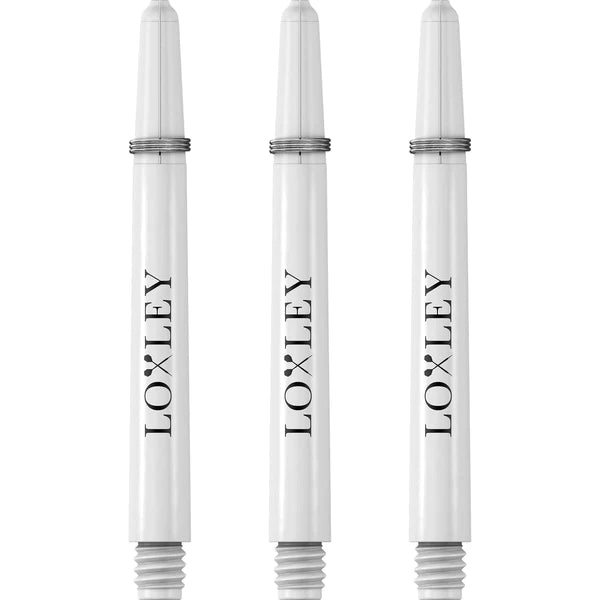LOXLEY - NYLON STEMS/SHAFTS - HIGH QUALITY STEMS WITH SPRINGS - WHITE