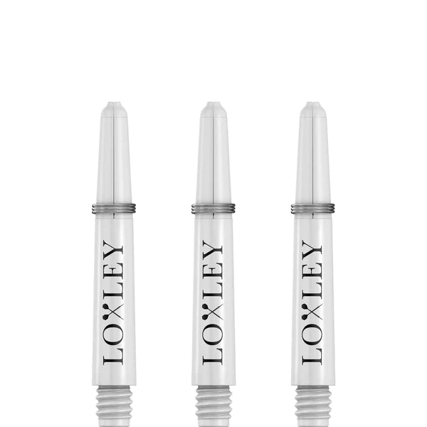 LOXLEY - NYLON STEMS/SHAFTS - HIGH QUALITY STEMS WITH SPRINGS - WHITE