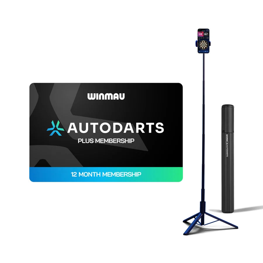 WINMAU - AUTODARTS - 12 MONTHS SUBSCRIPTION & DEVICE STAND/TRIPOD
