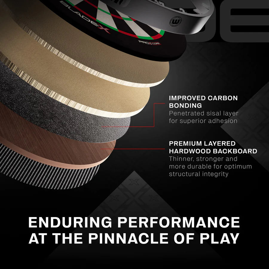 WINMAU - BLADE X - PRO CORE - PROFESSIONAL DART BOARD
