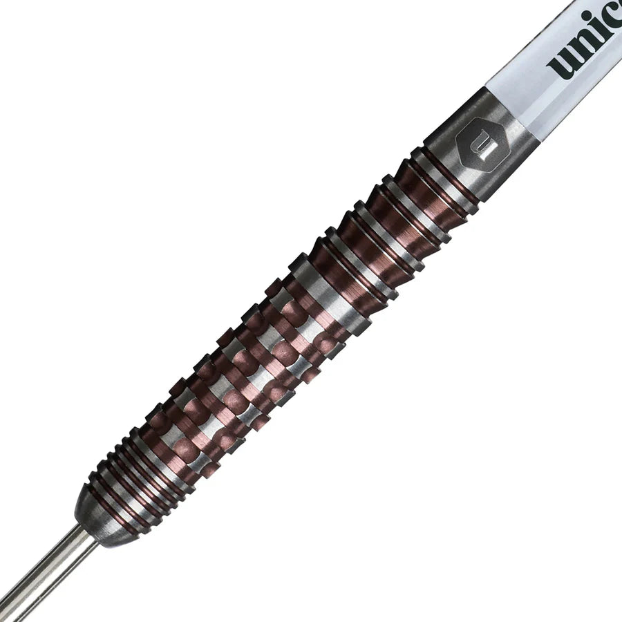 UNICORN - TOM BISSELL - ROSSO 95% - UNICORN CONTENDER - STEEL TIP DARTS - 95% - 22g