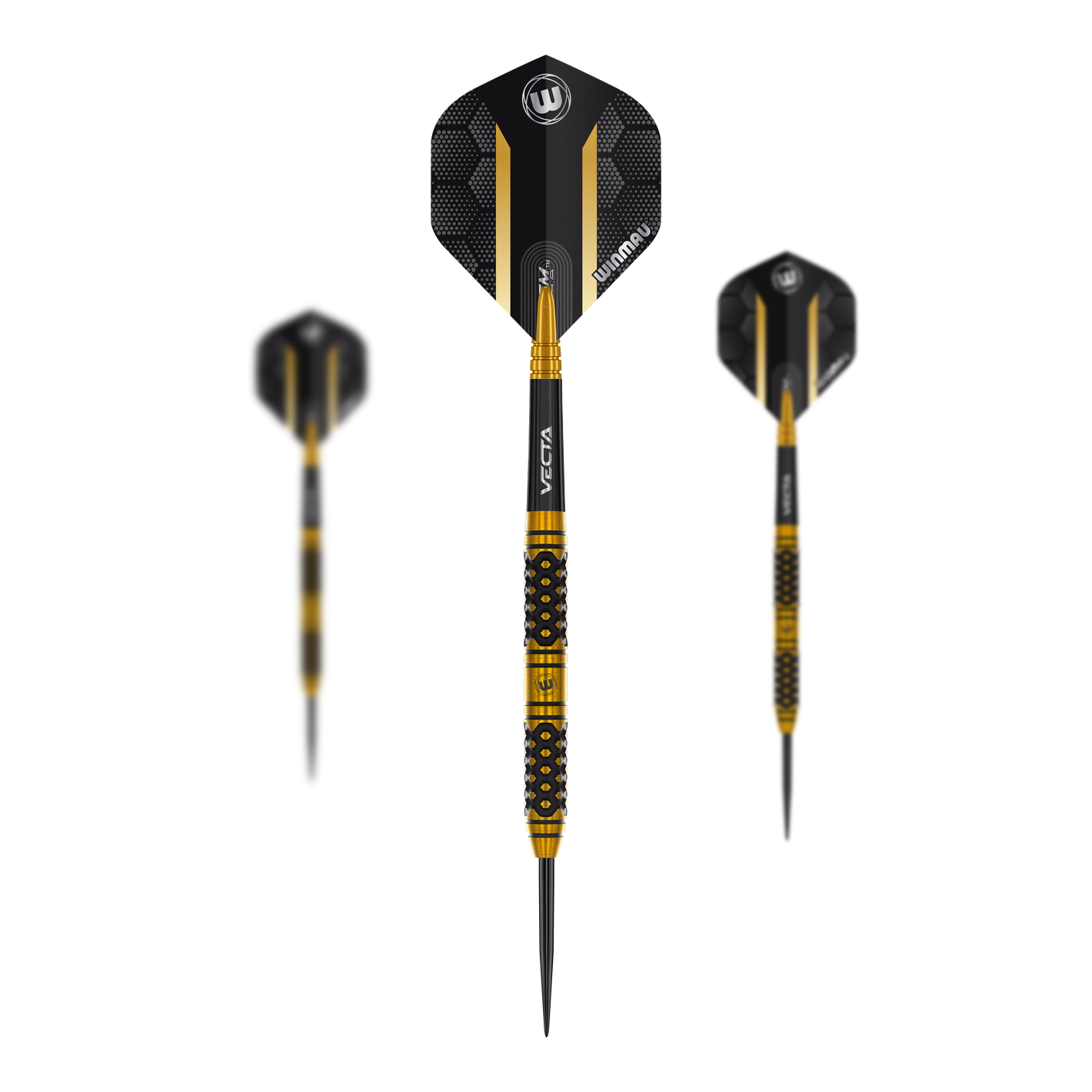 WINMAU - BRADLEY VEN DER VELDEN - TEAM 360 - STEEL TIP DARTS - 90% - 22g