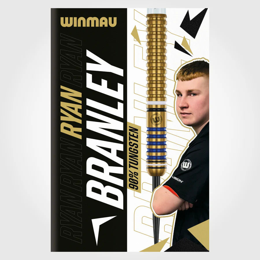 WINMAU - RYAN BRANLEY - v1 - STEEL TIP DARTS - 90% - 23g