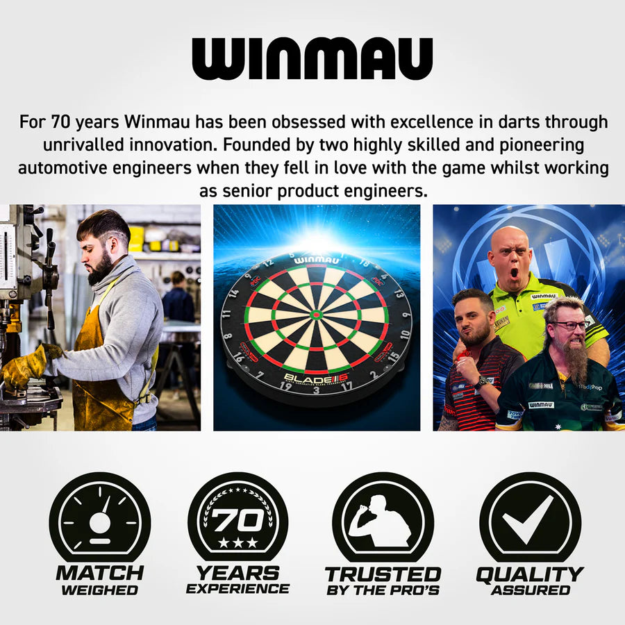 WINMAU - RYAN BRANLEY - v1 - STEEL TIP DARTS - 90% - 23g