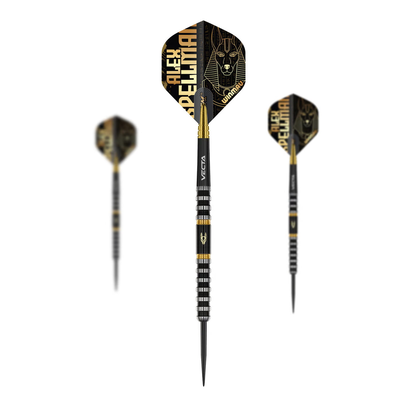 WINMAU - ALEX SPELLMAN - SIGNATURE SERIES - v1 - STEEL TIP DARTS - 90% - 22g/24g