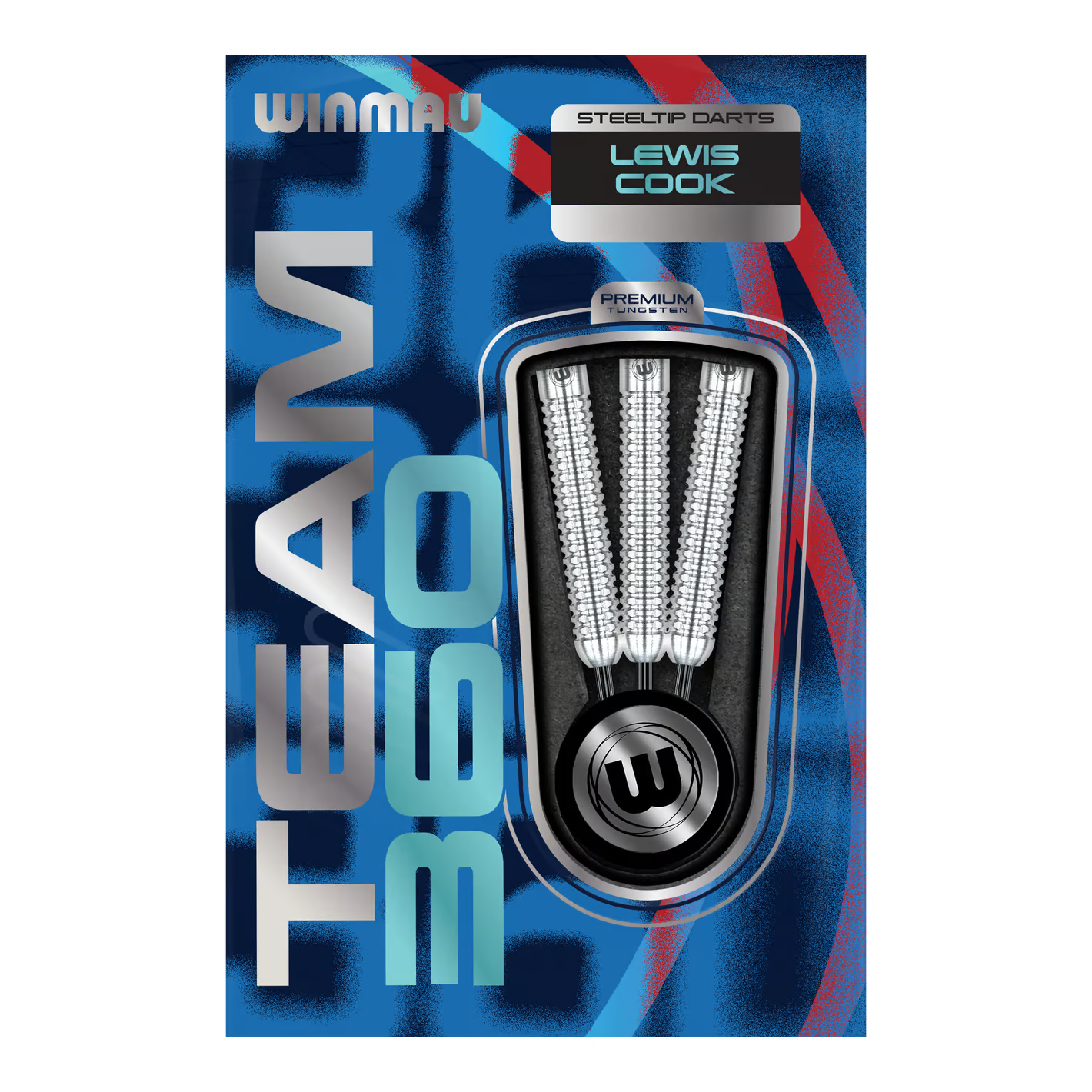 WINMAU - LEWIS COOK - TEAM 360 - STEEL TIP DARTS - 90% - 23g