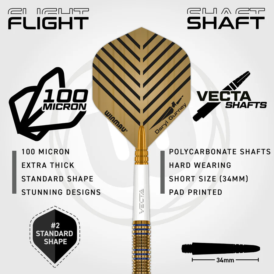 WINMAU - DARYL GURNEY - SIGNATURE EDITION - 95% - 23g