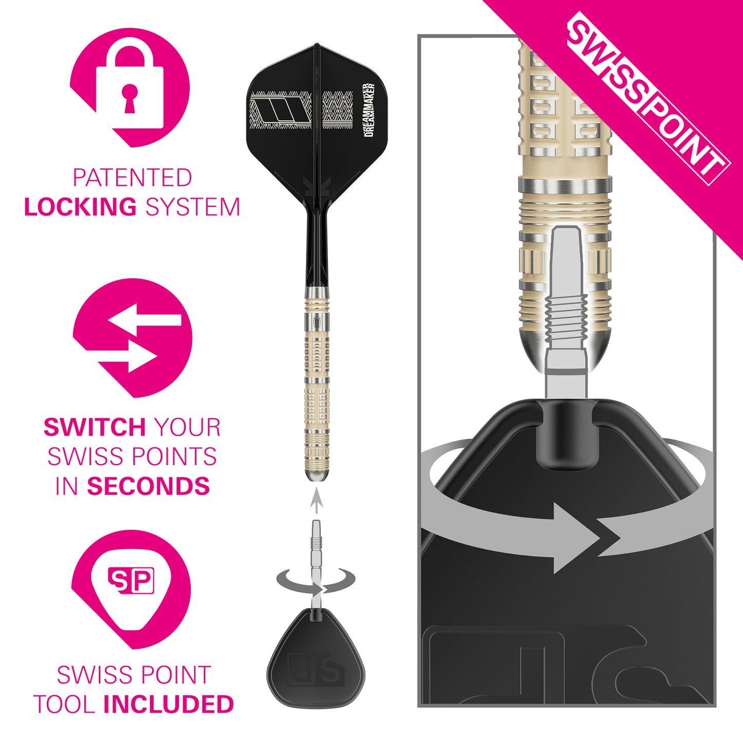 TARGET - DIMITRI VAN DEN BERGH - 95k - 2025 - SWISS POINT - 95% - 22g/23g/24g