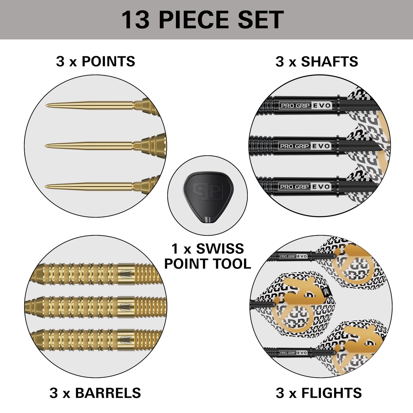 TARGET - BOLIDE - ENVY - 02 - SWISS POINT DARTS - 90% - 22g/23g/24g