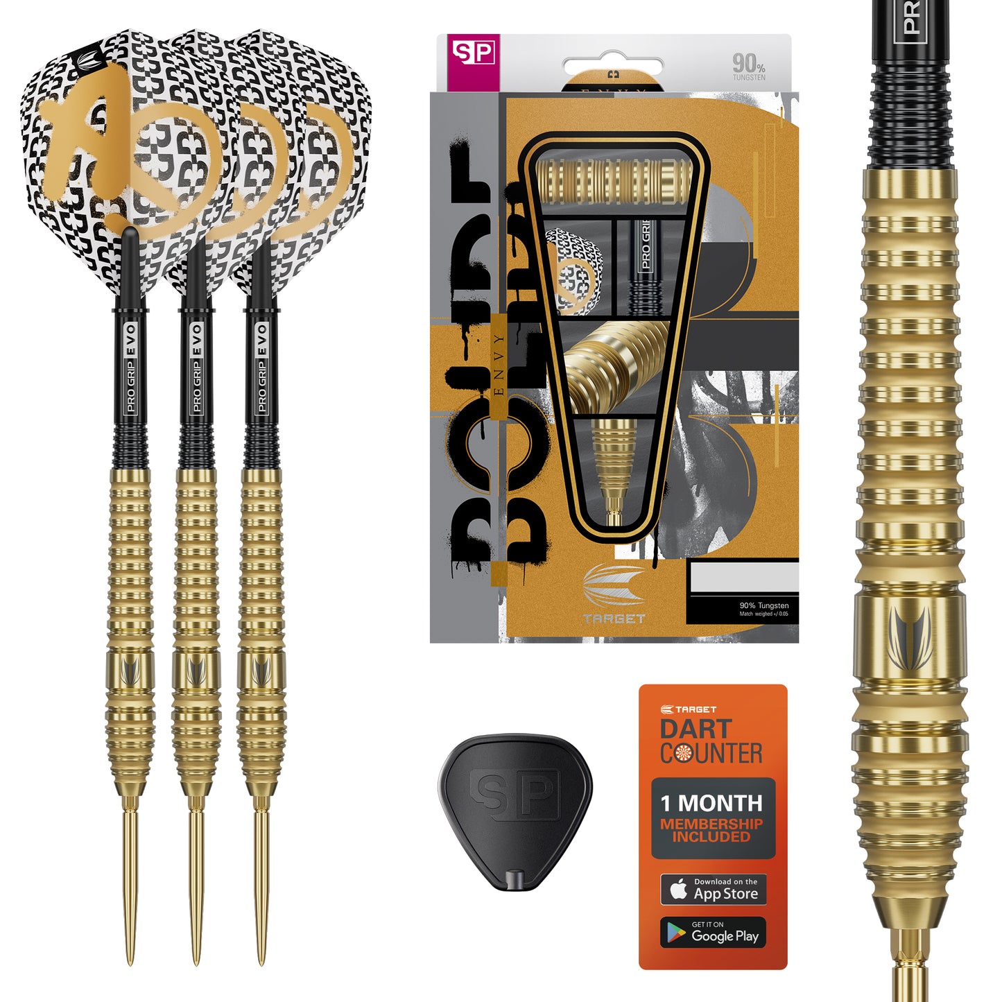 TARGET - BOLIDE - ENVY - 03 - SWISS POINT DARTS - 90% - 22g/24g/26g