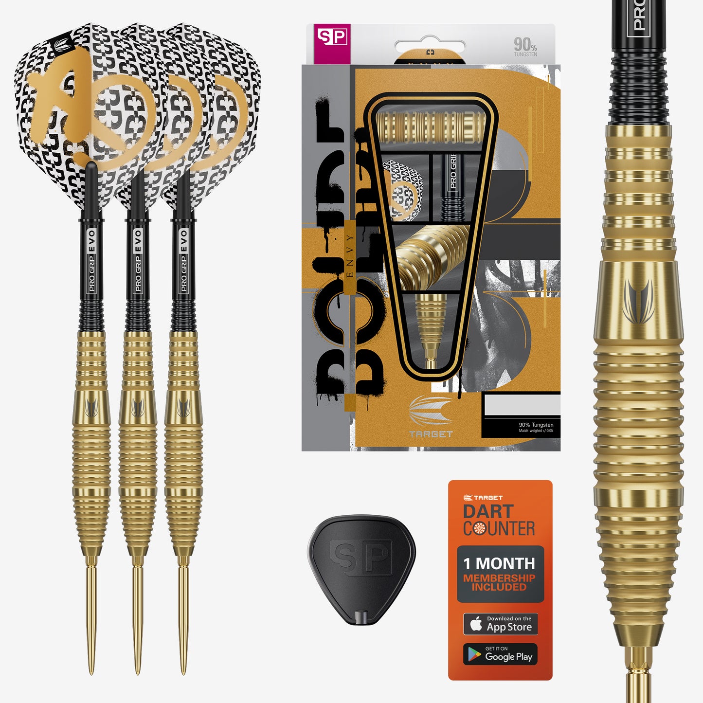 TARGET - BOLIDE - ENVY - 05 - SWISS POINT DARTS - 90% - 22g/24g/26g