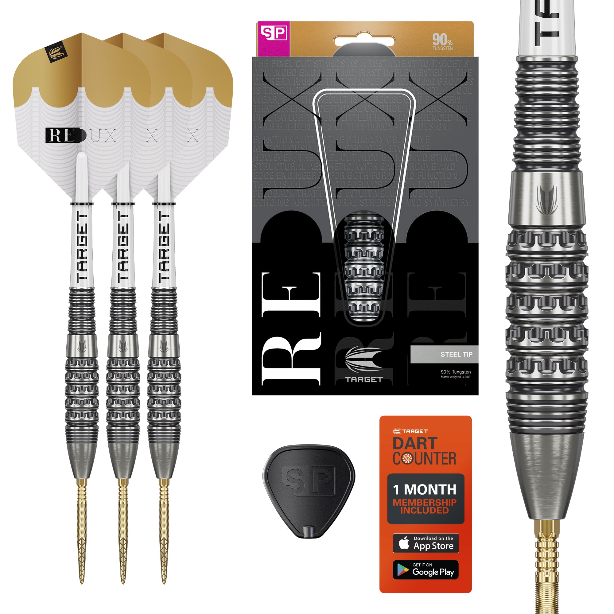 TARGET - REDUX - 02 - PIXEL GRIP - 2025 - SWISS POINT DARTS - 90