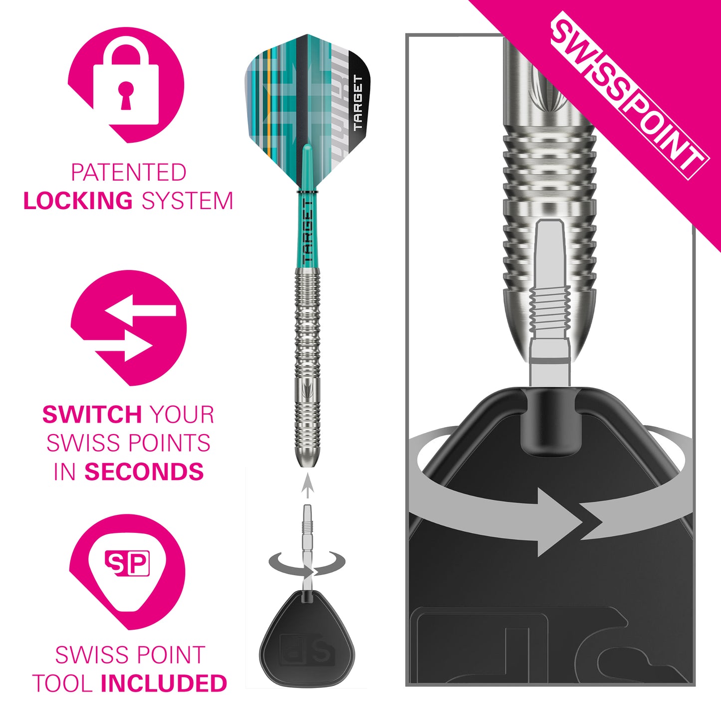 TARGET - HYDRO - 01 - 2025 - SWISS POINT - 90% - 22g/23g/24g