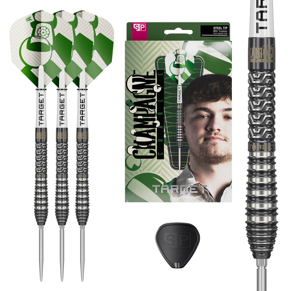 TARGET - CHARLIE MANBY - SWISS POINT DARTS - 95% - 22g/23g/25g