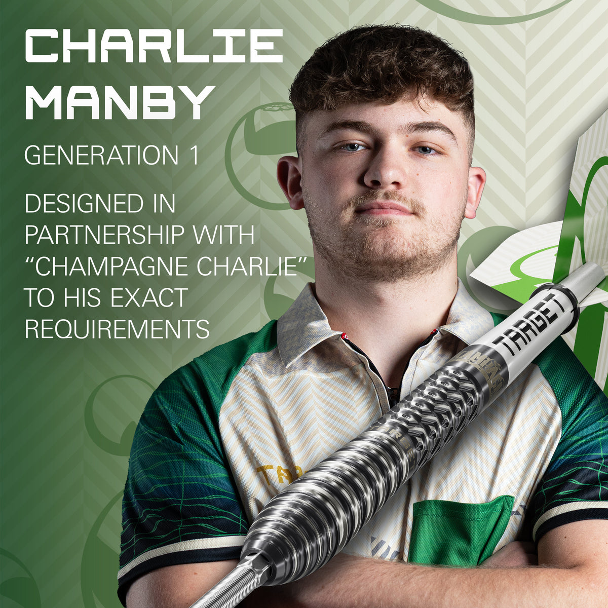 TARGET - CHARLIE MANBY - SWISS POINT DARTS - 95% - 22g/23g/25g