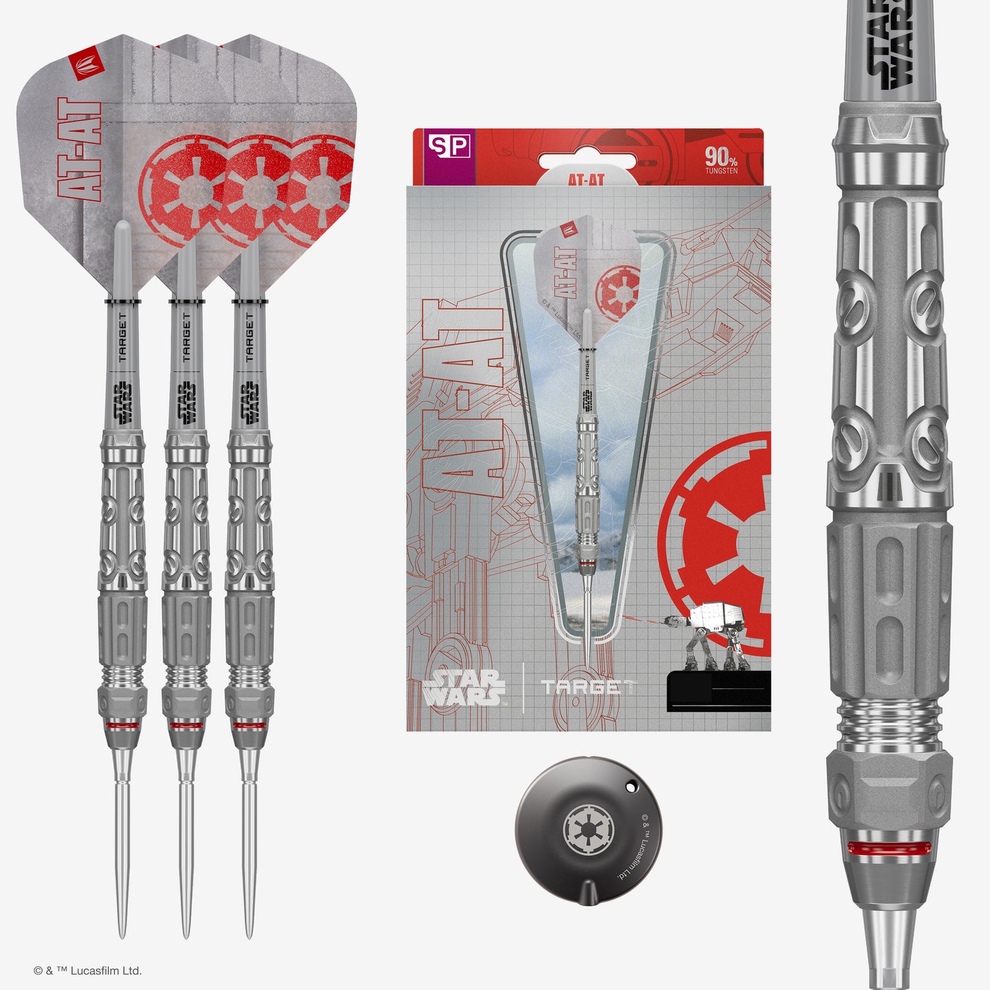 TARGET - STAR WARS - AT AT - SWISS POINT DARTS - 90% - 23g/24g/25g