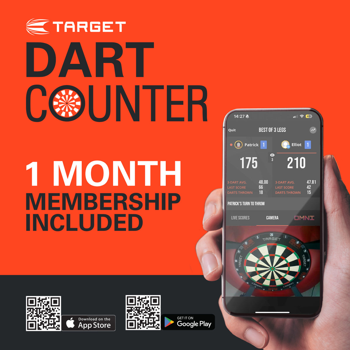 TARGET - BUZZ - SP03 - SWISS POINT DARTS - 90% - 23g/25g