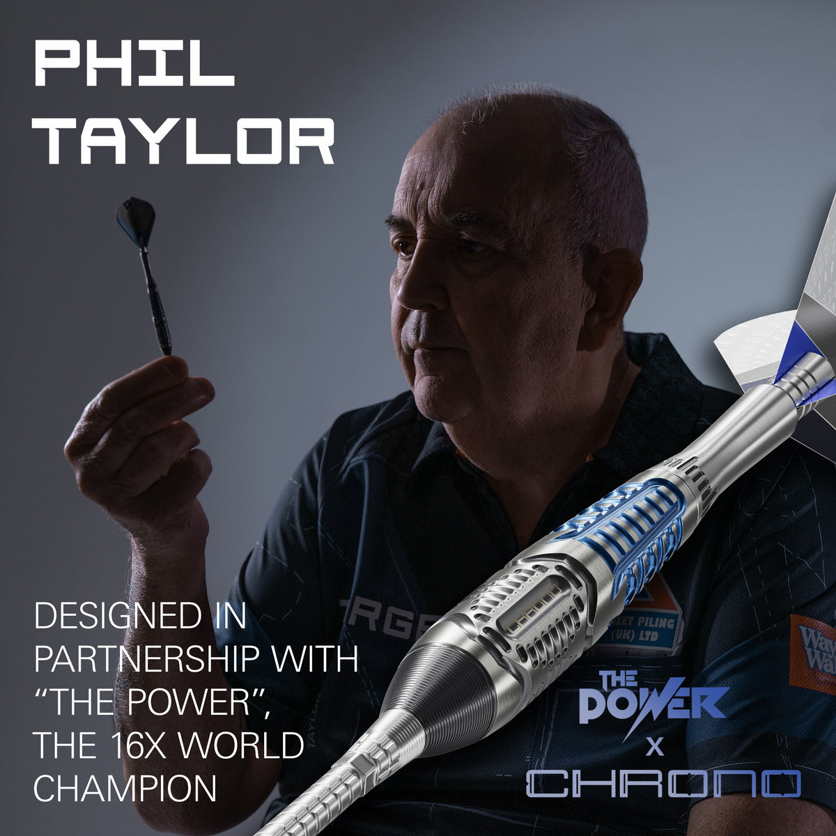 TARGET - PHIL TAYLOR - POWER CHRONO - SWISS POINT DARTS - 95% - 22g/24g/26g