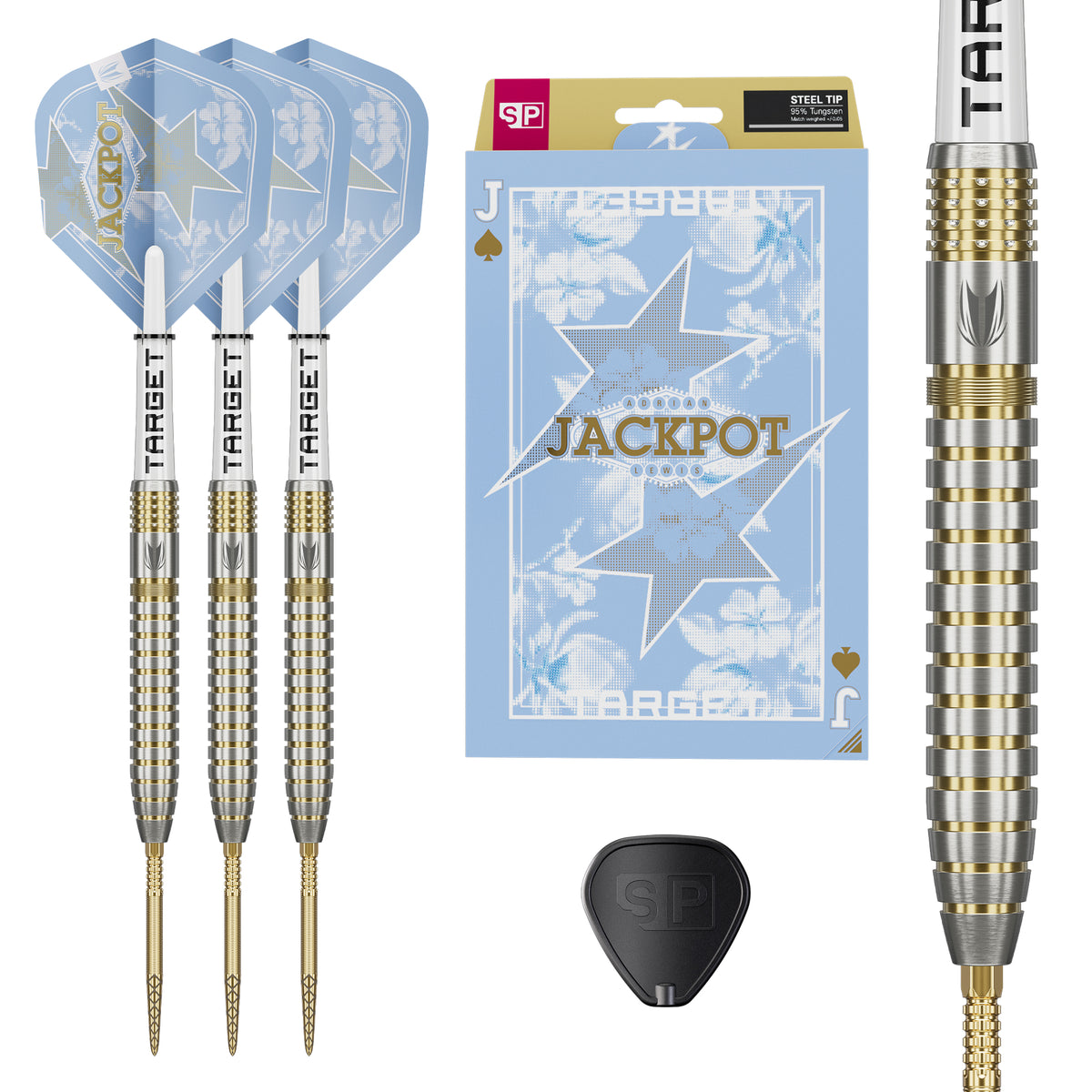 TARGET - ADRIAN LEWIS - SHOWDOWN! - SWISS POINT DARTS - 95% - 23g/35g