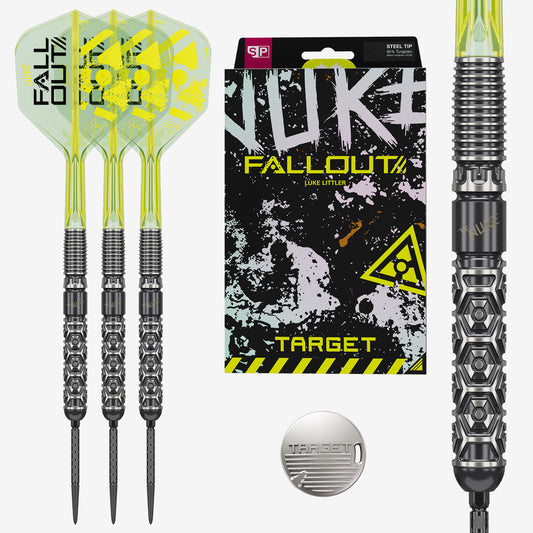 TARGET - LUKE LITTLER - FALLOUT - SWISS POINT DARTS - 90% - 22g/23g/24g