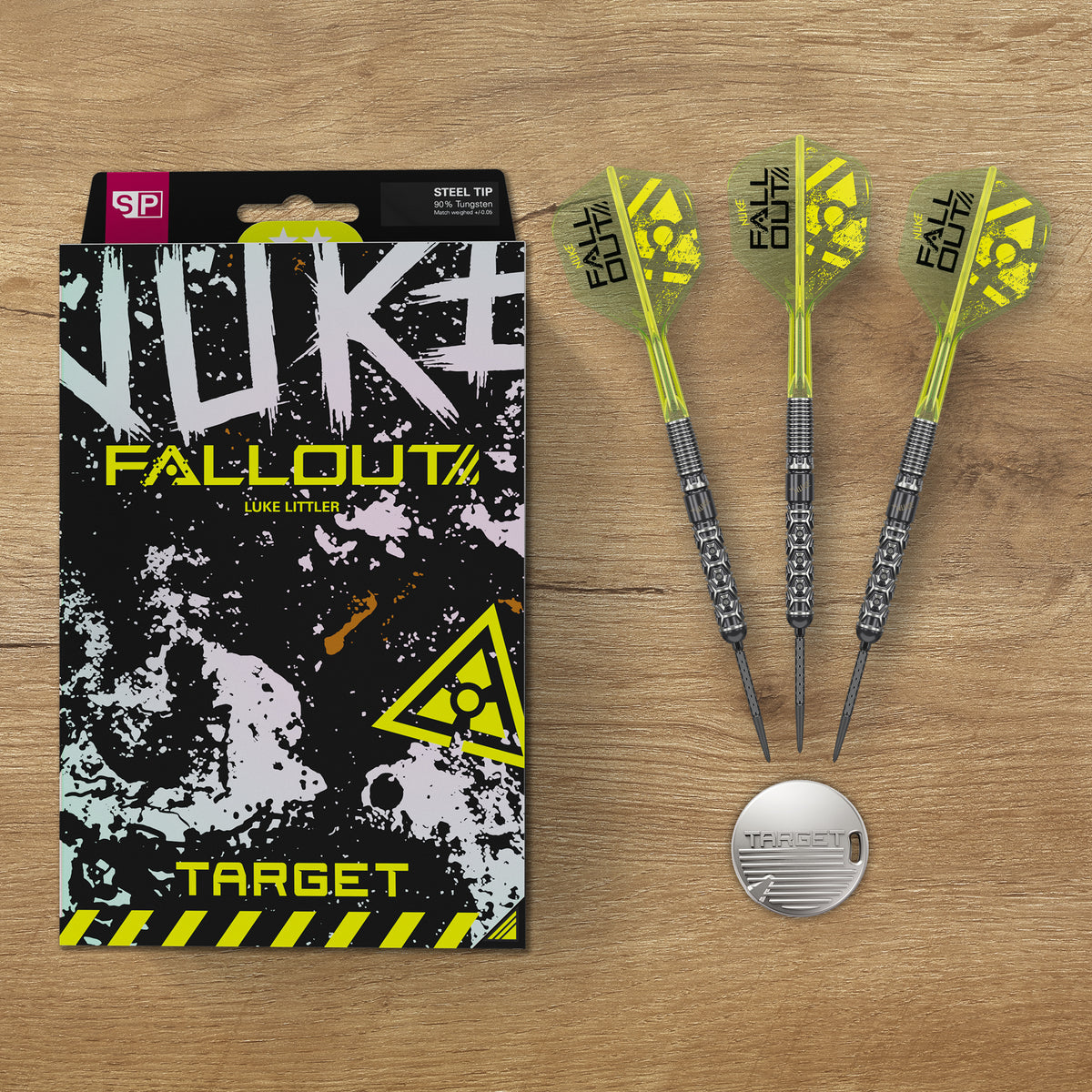 TARGET - LUKE LITTLER - FALLOUT - SWISS POINT DARTS - 90% - 22g/23g/24g