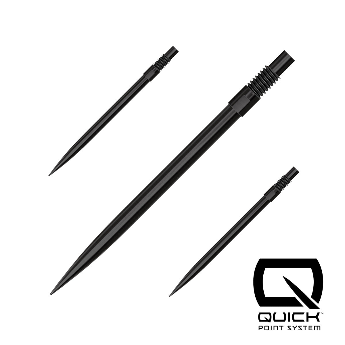 HARROWS - QUICK POINTS - BLACK - 30mm/35mm/40mm
