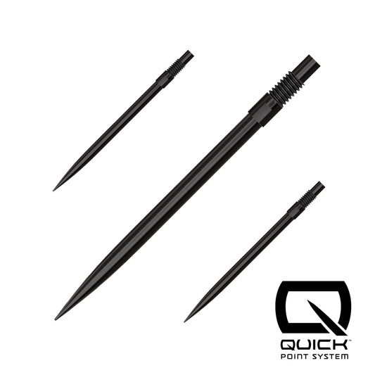 HARROWS - QUICK POINTS - BLACK - 30mm/35mm/40mm
