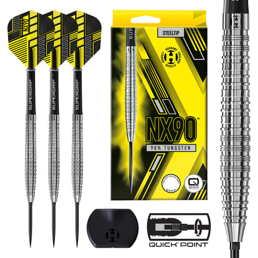 HARROWS - NX90 - TAPERED - QUICK POINTS - 90% - 21g/22g/23g/24g/25g/26g