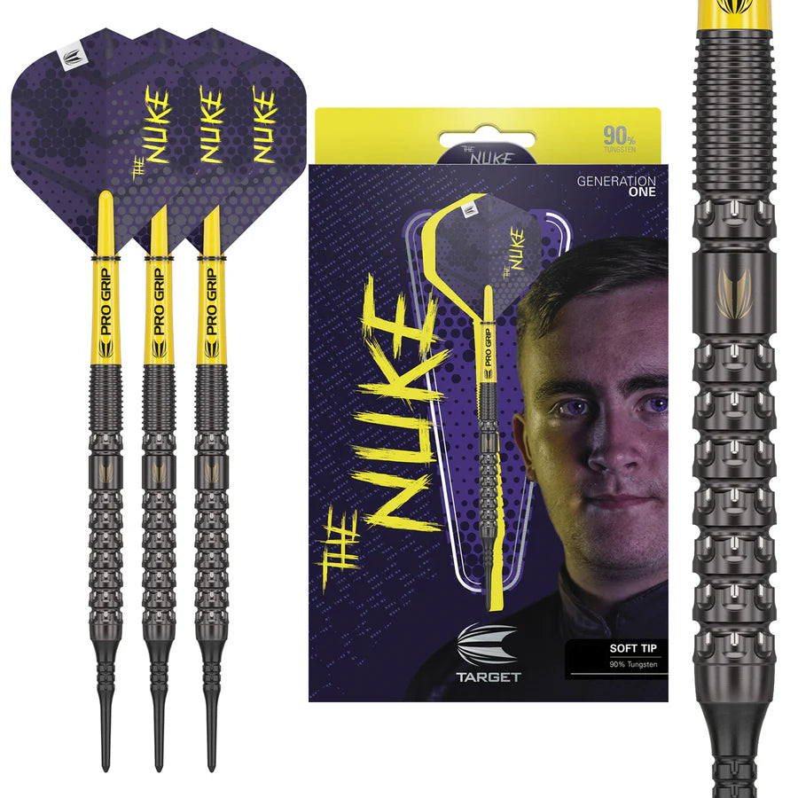 TARGET - LUKE LITTLER - G1 - SOFT TIP DARTS - 90% - 19g