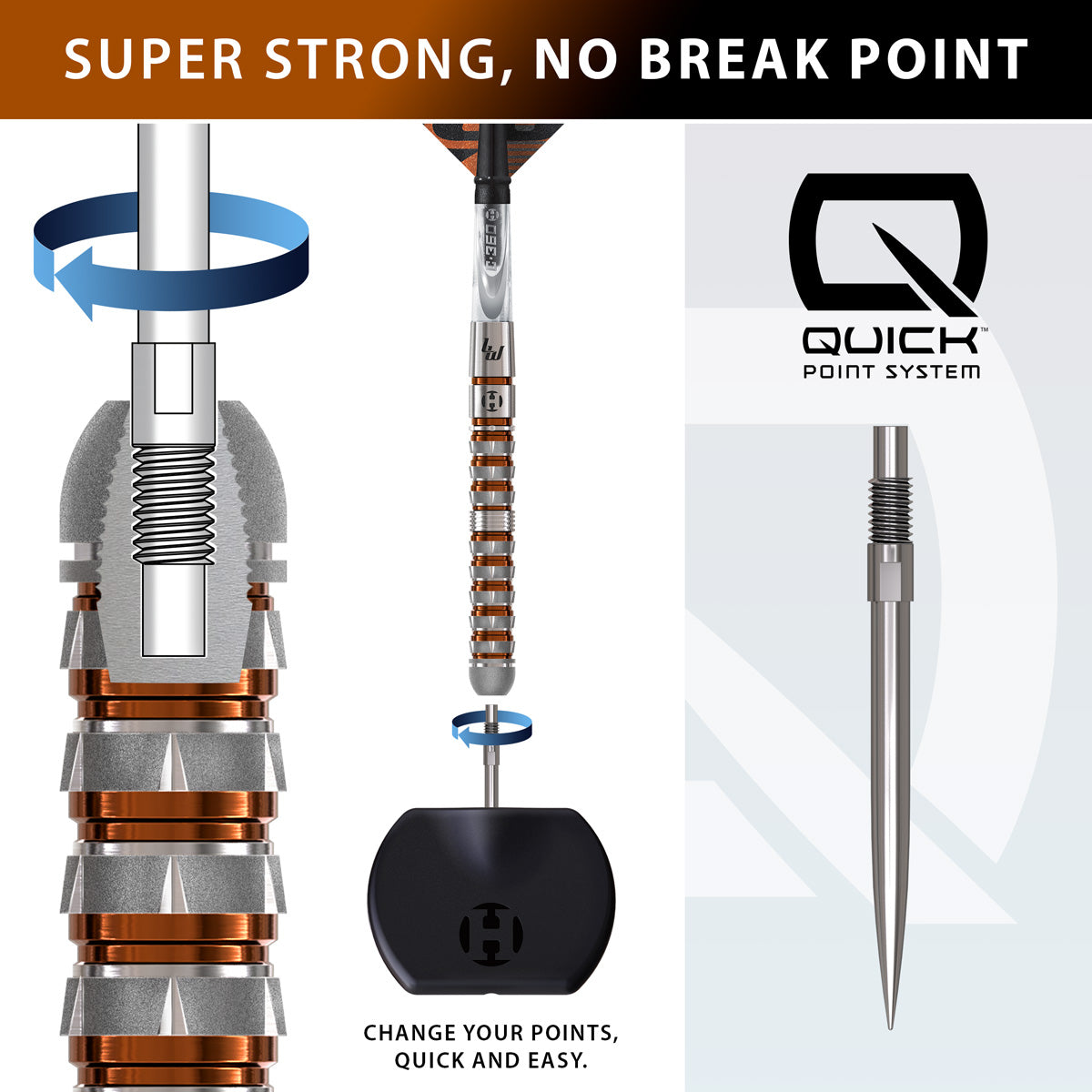 HARROWS - LUKE WOODHOUSE - WOODY - SERIES 3 - QUICK POINTS - 90% - 21g/23g/25g